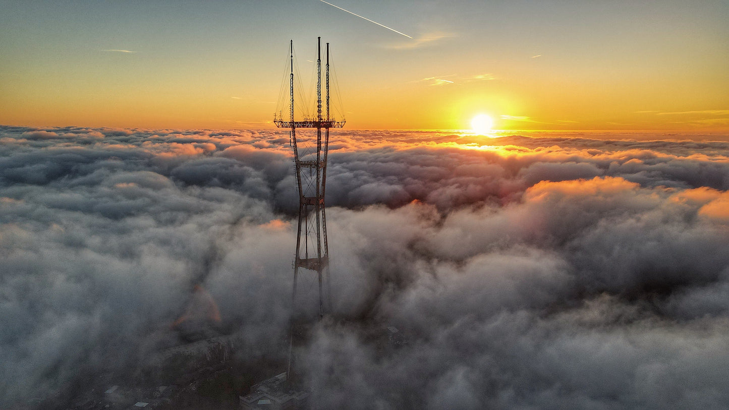 Sutro Tower at Sunset