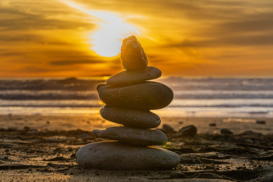 Sunset at Mile Rock Beach
